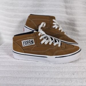 Vans Half Cab 92 Men Shoes Size 7 Andrew Reynolds Golden Brown Skateboard Suede